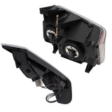 Headlights Set fits 04-12 Colorado Canyon 06-08 i-Series 4 Pc w/ Signal Lights 1221-0107C4 - product image