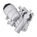 Oil Filter Housing with Oil Cooler 059115389K for 2010-2018 Audi Q7, Q5, A6, A8, VW Touareg and Porsche Cayenne 3.0L TDI