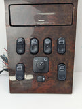 98-01 Mercedes W163 ML320 ML430 Center Console Shifter Trim Wood Switches OEM A1636809136 - product image