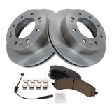 Front Ceramic Brake Pad and Rotor Kit for 2020-2022 Chevrolet Silverado 2500 HD 3500 HD