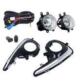 Fog Light Pair with Bezels and Wiring for 2018 Toyota Yaris