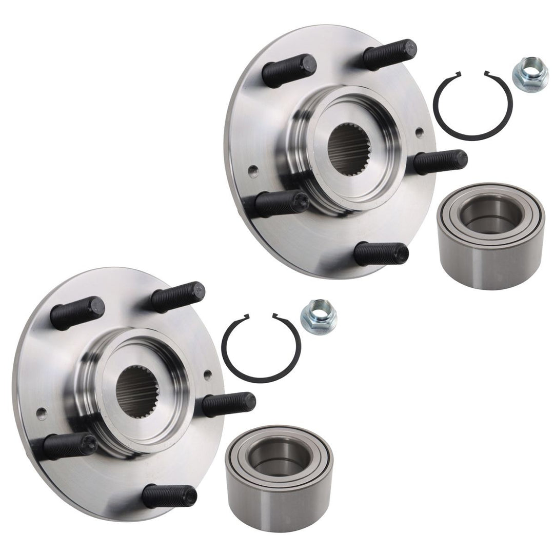 Front Wheel Hub & Bearing Kit Pair for 2010-2016 Kia Soul & 2011-2016 Hyundai Elantra
