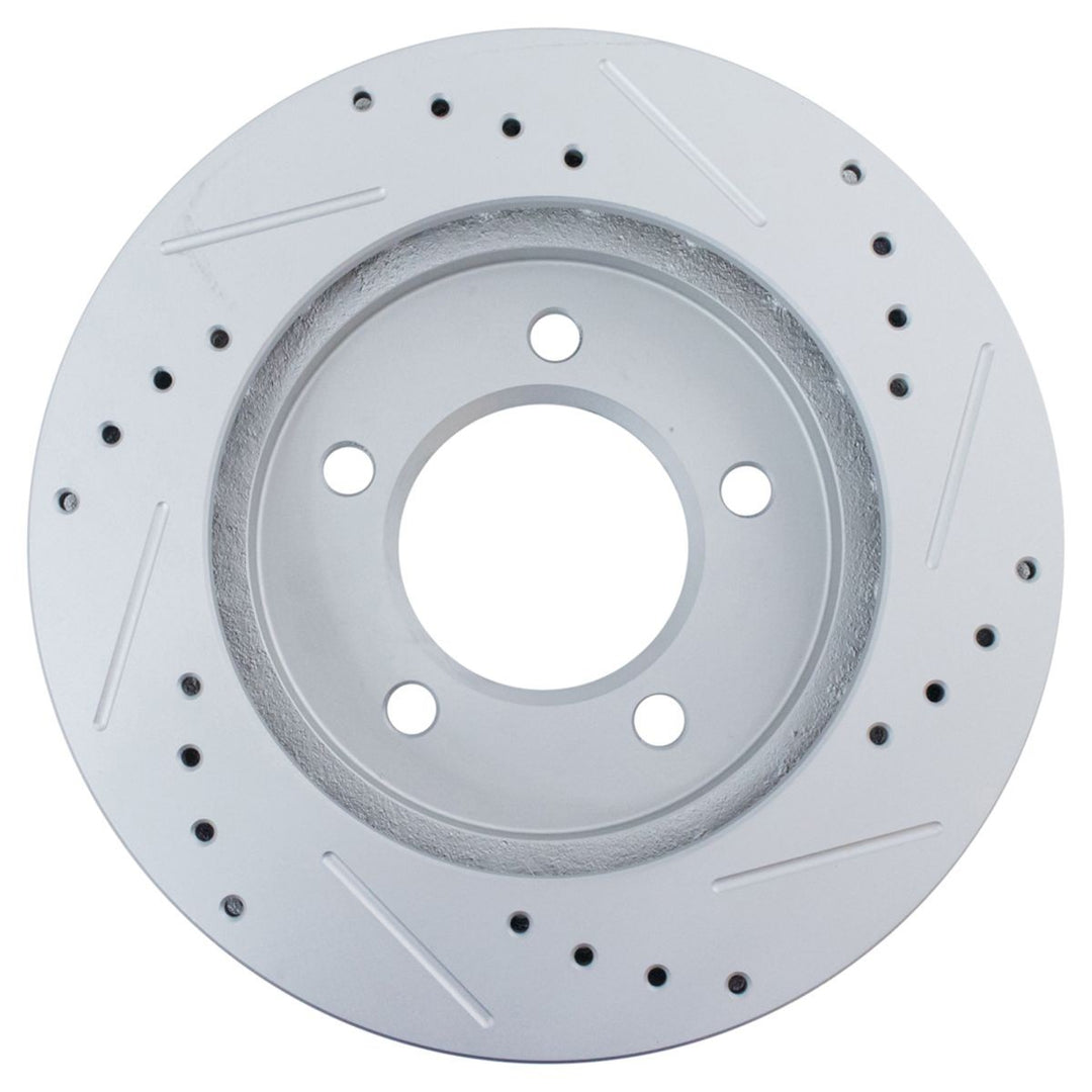 Front Semi-Metallic Brake Pad and Drilled Rotor Kit for 1997-2002 Ford Expedition and Lincoln Navigator 4WD