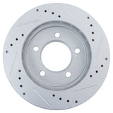 Front Semi-Metallic Brake Pad and Drilled Rotor Kit for 1997-2002 Ford Expedition and Lincoln Navigator 4WD