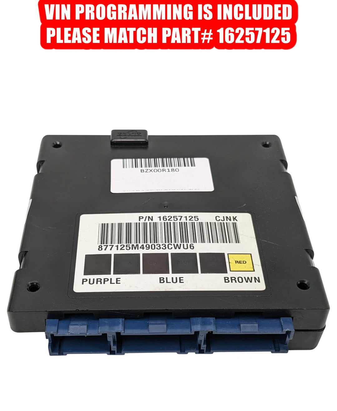 1998-2000 Chevrolet Blazer Body Control Module BCM 16257125 GM OEM - product image