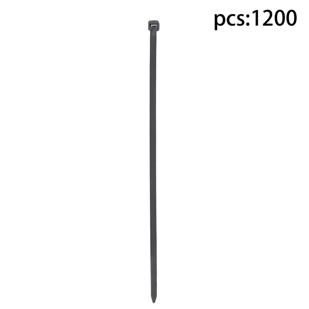 Black Nylon Cable Ties 8 Inch 1200 Pack 65 lb