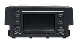 2018 Honda Civic AM/FM Radio Media Receiver w 5" Display Screen 39100-TGG-A211-M1 - product image
