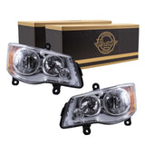 Headlight For 2011-2020 Grand Caravan with Chrome Bezel Set 5113336AI CH2503192 2221-0132LR - product image