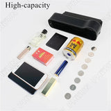 Left Side Car Seat Crevice Gap Storage Box Cup Holder 2 USB Colorful LED Light – product image 3