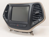 2014-2018 Jeep Cherokee Navigation Display Screen Monitor Radio Bezel Trim Vents OEM 68211959AI - product image