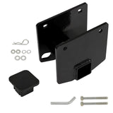 Rear Bumper Hitch Receiver 2 Inch 3500 lb for 4 x 4 Inch Bumpers