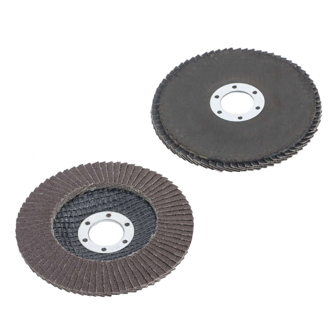 Flap Disc 10 Pack 4-1/2 x 7/8 Inch 80 Grit Type 29