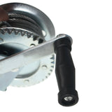 Manual Hand Crank Winch 1500 lb with 10 m Steel Cable