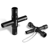 WORKPRO 2-Pack 4-Way Sillcock Keys and Utility Keys