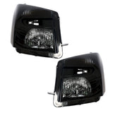 Black Smoked Headlight Pair for 2005-2009 Chevrolet Equinox GM2503254 GM2502254