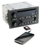 2002-2003 Chevy Trailblazer GMC Envoy OEM Radio AM/FM CD with Aux MP3 Input 15169545 - product image