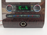 2007-2014 Ford Expedition Audio Radio AC Air Climate Control Bezel Woodgrain OEM AL14-18C612-BB - product image