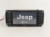 2008-2010 Chrysler Jeep Dodge AM/FM DVD CD Radio Display Receiver Satellite RER OEM 5064816AD - product image