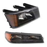 Headlights Set fits 04-12 Colorado Canyon 06-08 i-Series 4 Pc w/ Signal Lights 1221-0107C4 - product image