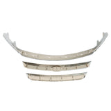 Chrome Front Upper Grille Molding Trim Set 3 Pcs for 2010-2012 Ford Fusion