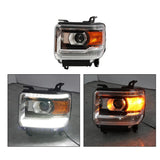 Driver HID Headlight with LED DRL for 2016-2019 GMC Sierra 2500HD 3500HD 84180592 – product image 7