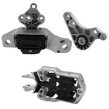 Engine Mount Set of 3 for 2020-2022 Ford Escape and 2021-2024 Bronco Sport 1.5L Automatic