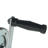 Manual Hand Crank Winch 1500 lb with 10 m Steel Cable