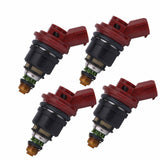 Fuel Injector Set of 4 for 1992-1999 Subaru Legacy Impreza SVX 16611-AA310