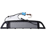 Front Upper Honeycomb Grille with LED for 2013-2014 Ford Mustang Non-Shelby