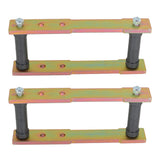 1 to 4 in Adjustable Rear Leaf Spring Shackle Lift Kit for 1966-1976 Dodge Dart Plymouth Duster Valiant