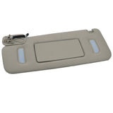 Gray Left Driver Sun Visor with Light for 2007-2014 Chevrolet GMC Cadillac 22850306