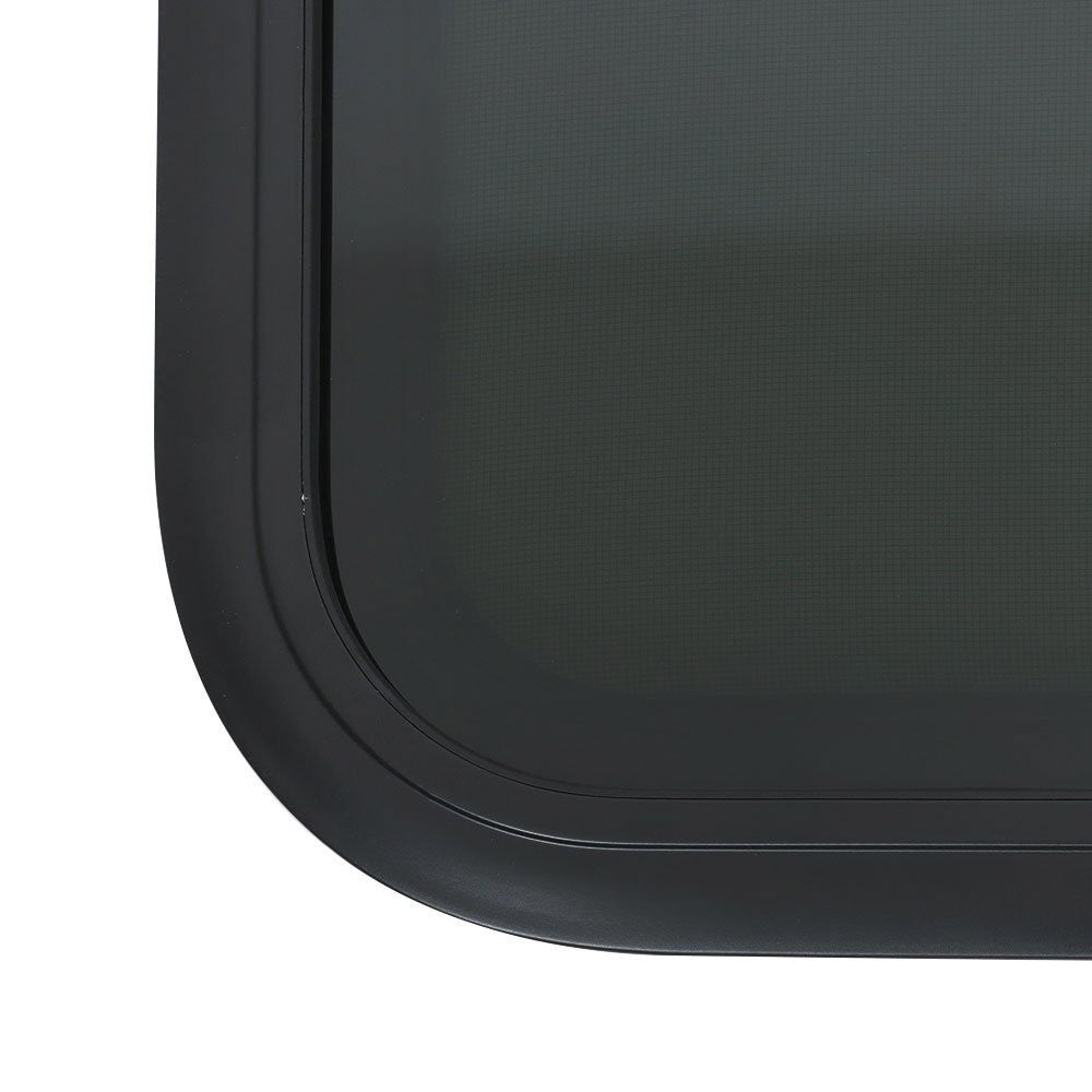 47 x 22 Inch RV Horizontal Sliding Window with Trim Ring for Campers and Trailers
