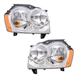 Headlight For 2005-2007 Grand Cherokee Set 55156350AK CH2503160 2221-0127LR - product image