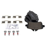 Front & Rear Ceramic Brake Pad Set for 2013-2018 Mercedes-Benz GL, GLE & GLS