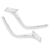 Chrome Front Grille Trim Molding Set for 2017-2018 Mazda 3 MA1214106 MA1215106