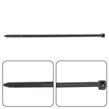 Black Nylon Cable Ties 8 Inch 1000 Pack 65 lb
