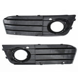 Front Fog Light Grille Cover Pair for 2009-2011 Audi A4 8KD807681 8KD807682