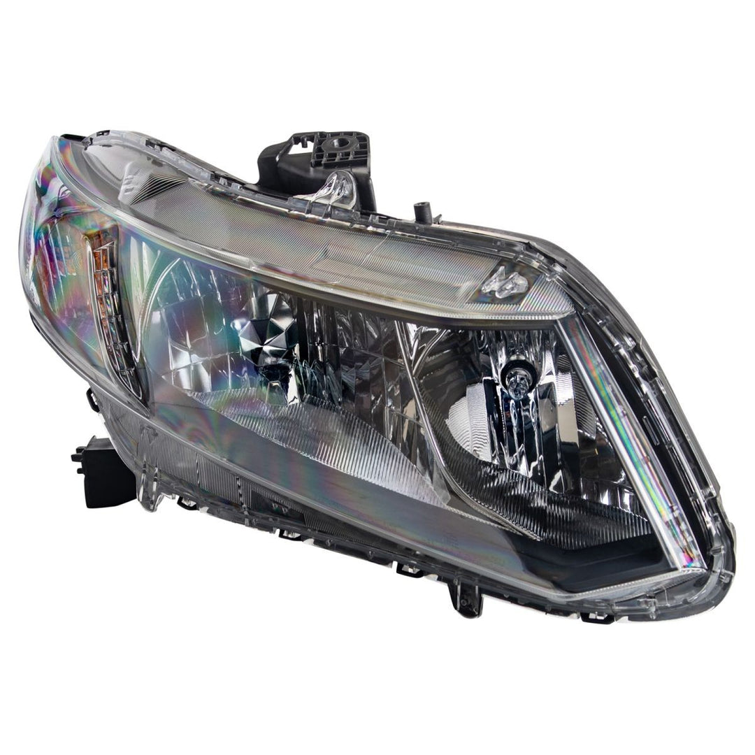 Passenger Side Halogen Headlight Assembly for 2013-2015 Honda Civic