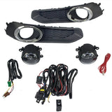 Fog Light for 2014-2023 Forester Clear Lens with Bulbs Bezels Wiring Switch Set 9225-0311S - product image