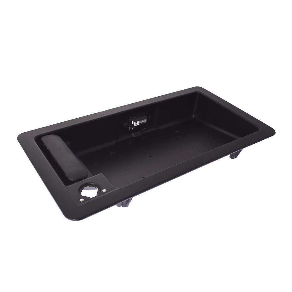 Rear Cargo Door License Plate Bracket with Handle for 1992-2007 Ford E-150 E-250 E-350 6C2Z-15434A20-AA