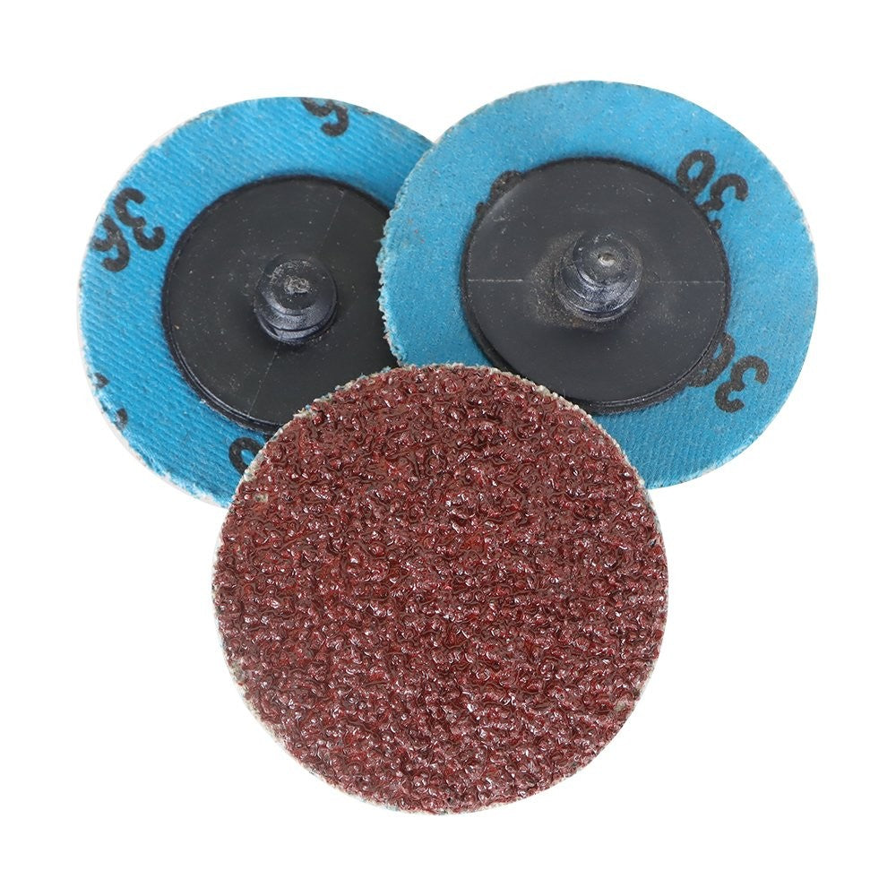 51 Piece 2 Inch Quick Change Sanding Disc Set 36 60 80 120 240 Grit