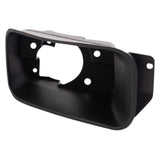 Front Fog Light Bezel Pair for 2011-2014 Chevrolet Silverado 2500 HD & 3500 HD, Black