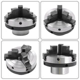 2 Inch 3-Jaw Self-Centering Mini Lathe Chuck with Arbors D4103
