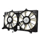 Fits 12-17 Toyota Camry 13-18 Avalon Hybrid Dual Cooling Fan Assembly 163630A150 6661-0026 - product image