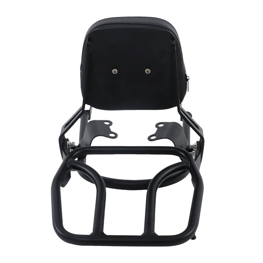 Passenger Backrest Sissy Bar with Luggage Rack for 2016-2024 Triumph Bonneville T100 T120