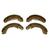 Front Pad & Rotor and Rear Shoe & Drum Brake Kit for Chevrolet Aveo, Spark & Pontiac G3