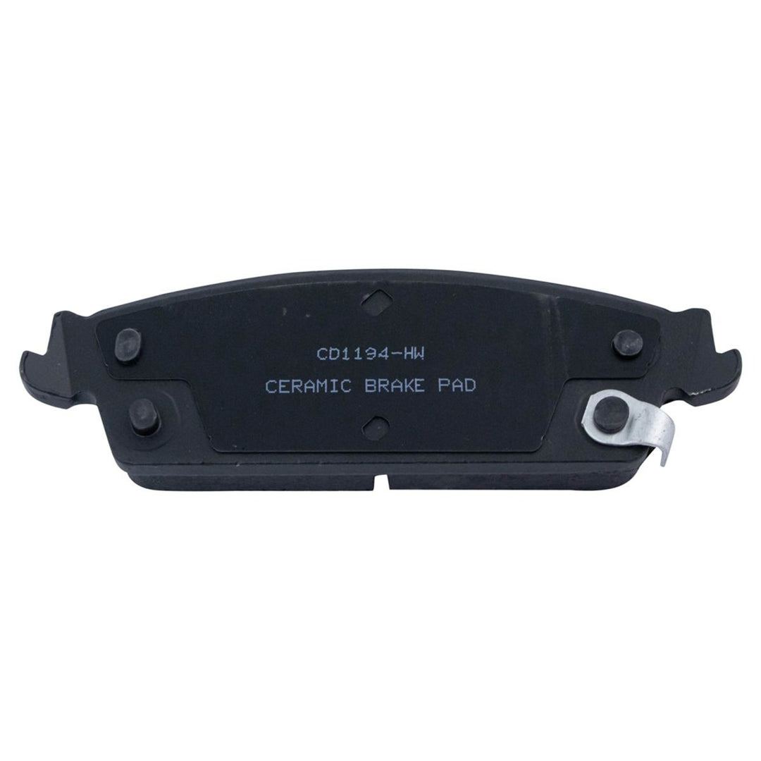 Rear Ceramic Brake Pad Set for 2007-2014 Tahoe, Suburban, Yukon, Silverado, Sierra and Escalade