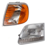 Brock Headlight and Park/Signal Light 4 PC Set For F-150 F-250 LD Expedition 3221-0022LR_3223-0028LR - product image