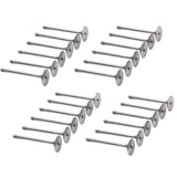 Intake and Exhaust Valve Set 24-Piece for 1990-2006 BMW 3 Series, 5 Series, X3, X5, Z3, Z4 and M3 L6