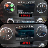 A/C Climate Control Dash Button Decal For Chevrolet Silverado 2007-2014 - product image 5